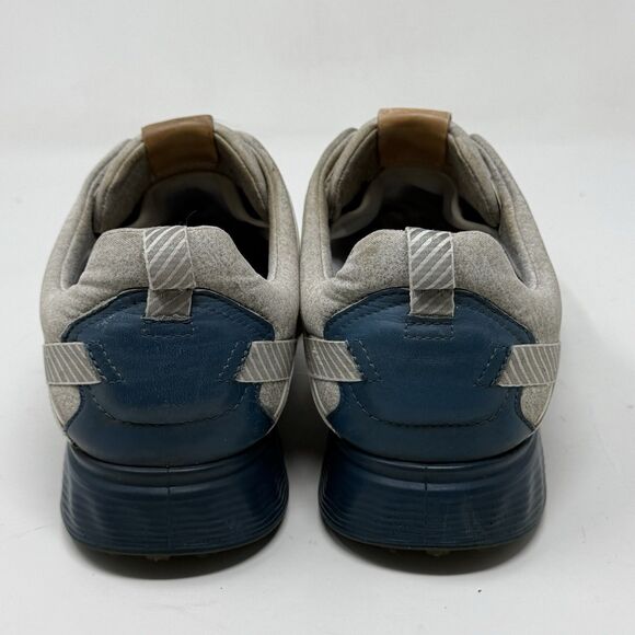 ECCO S Three GoreTex Golf Shoes Mens 10 - 10.5 EU 44 White Leather Spikeless main image 5